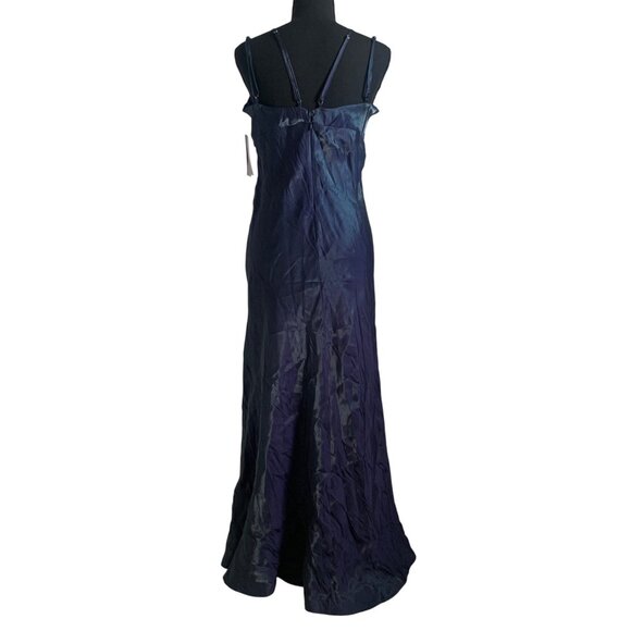 Wild Fable Junior Teens Vintage Style Satin Maxi Dress With Adjustable Straps - Picture 3 of 12